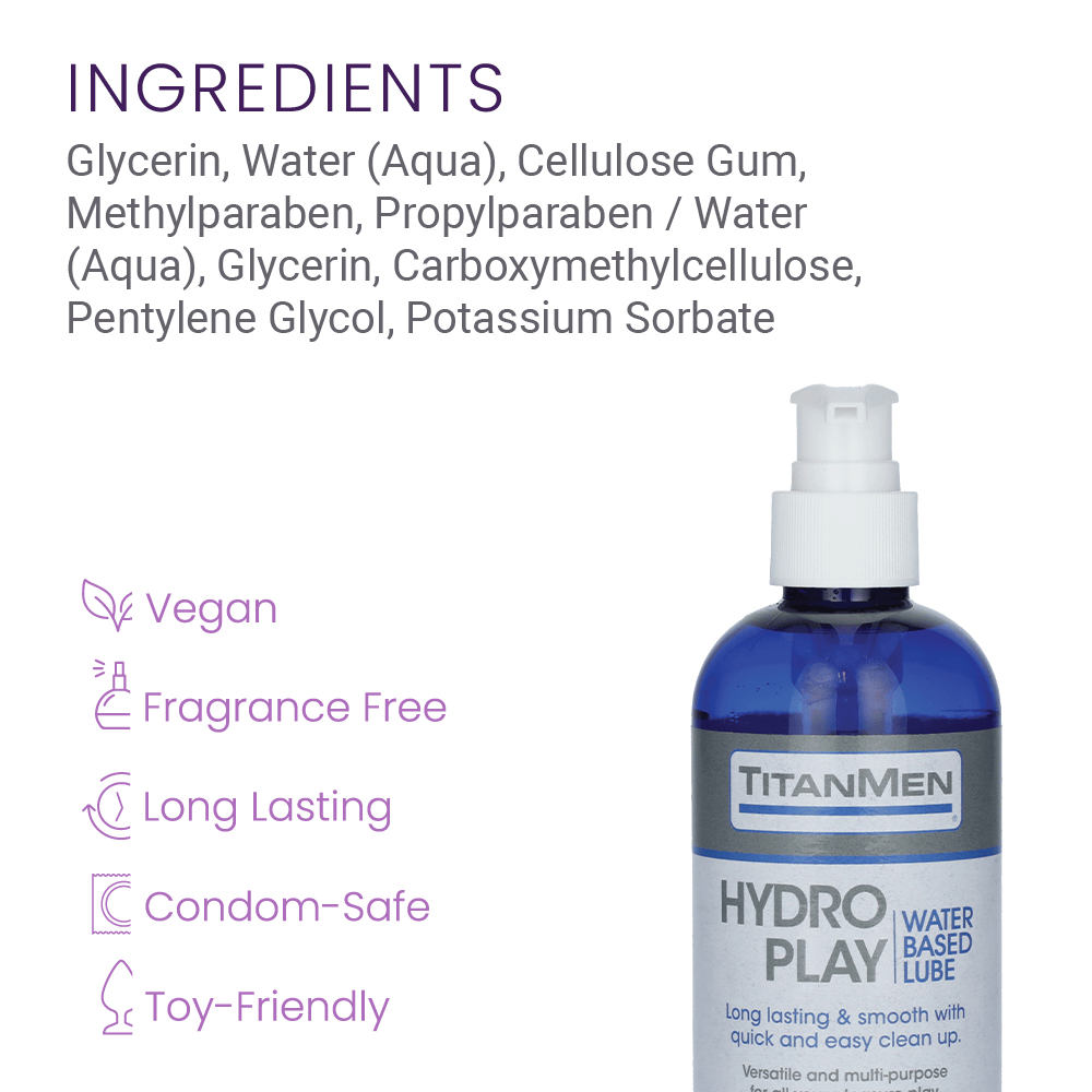 HYDRO PLAY WATER BASED 8OZ