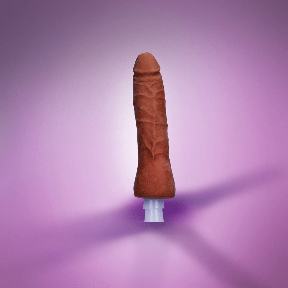 ULTRASKYN DONG 7" THIN - CARAMEL