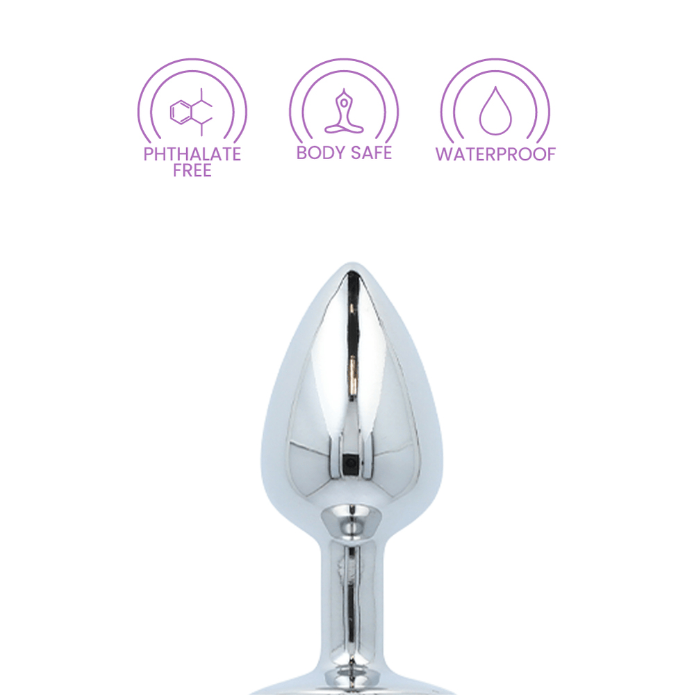 BLACK ROSE ANAL PLUG - SMALL