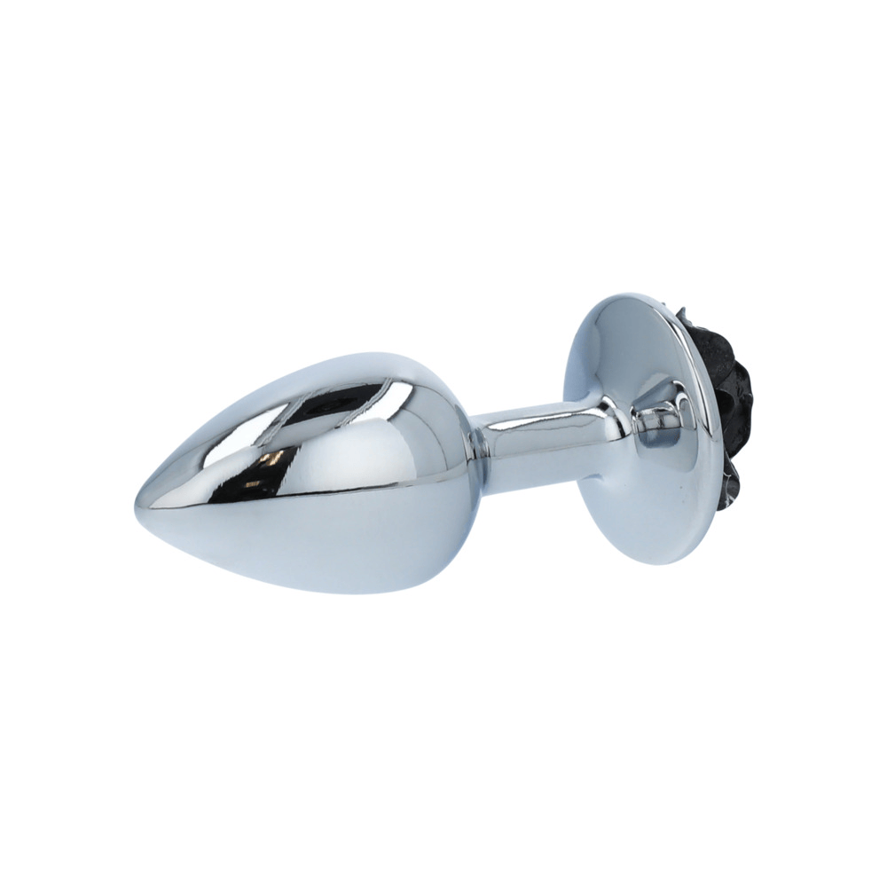 BLACK ROSE ANAL PLUG - SMALL