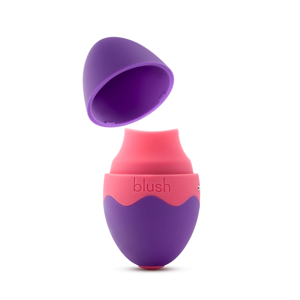 Blush Aria Flutter Tongue (purple) egg vibrator hero image – product on a white background