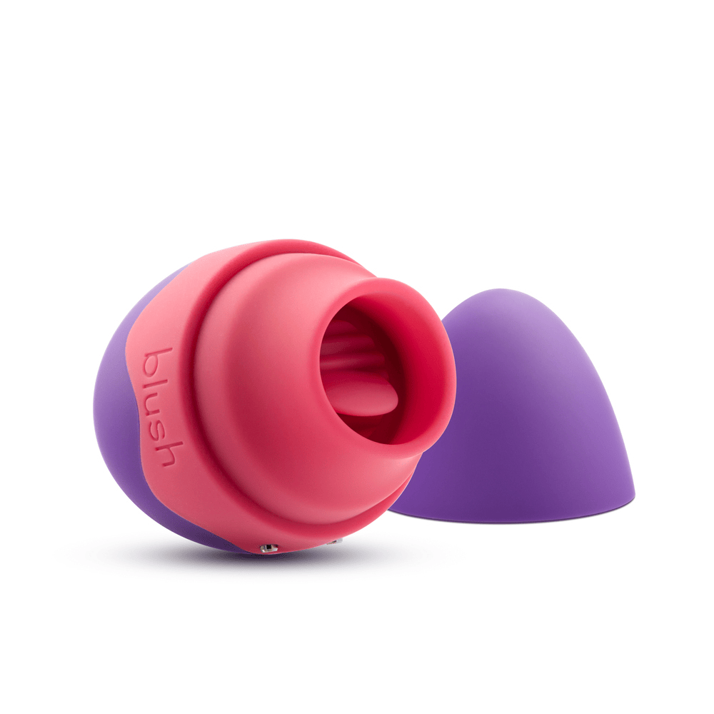 Blush Aria Flutter Tongue (purple) egg vibrator side