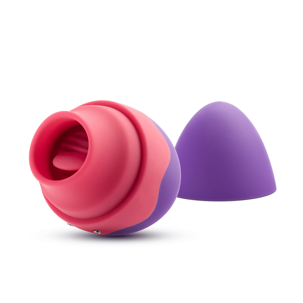 Blush Aria Flutter Tongue (purple) egg vibrator side