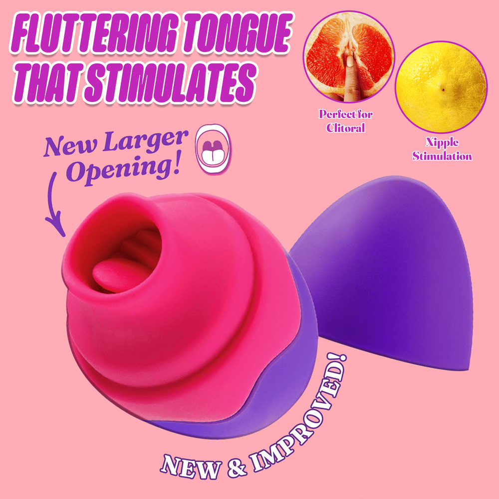 Blush Aria Flutter Tongue (purple) egg vibrator features and key selling points