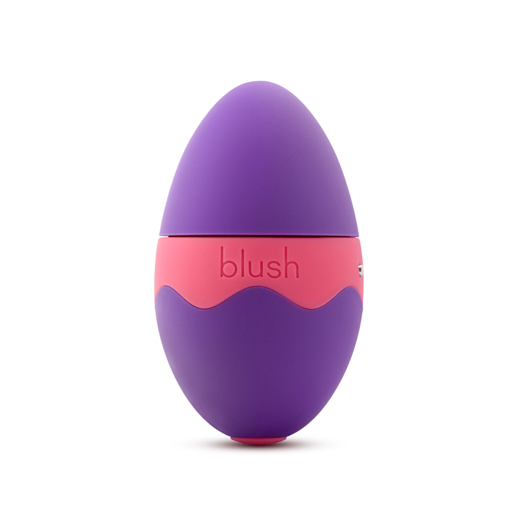 Blush Aria Flutter Tongue (purple) egg vibrator side