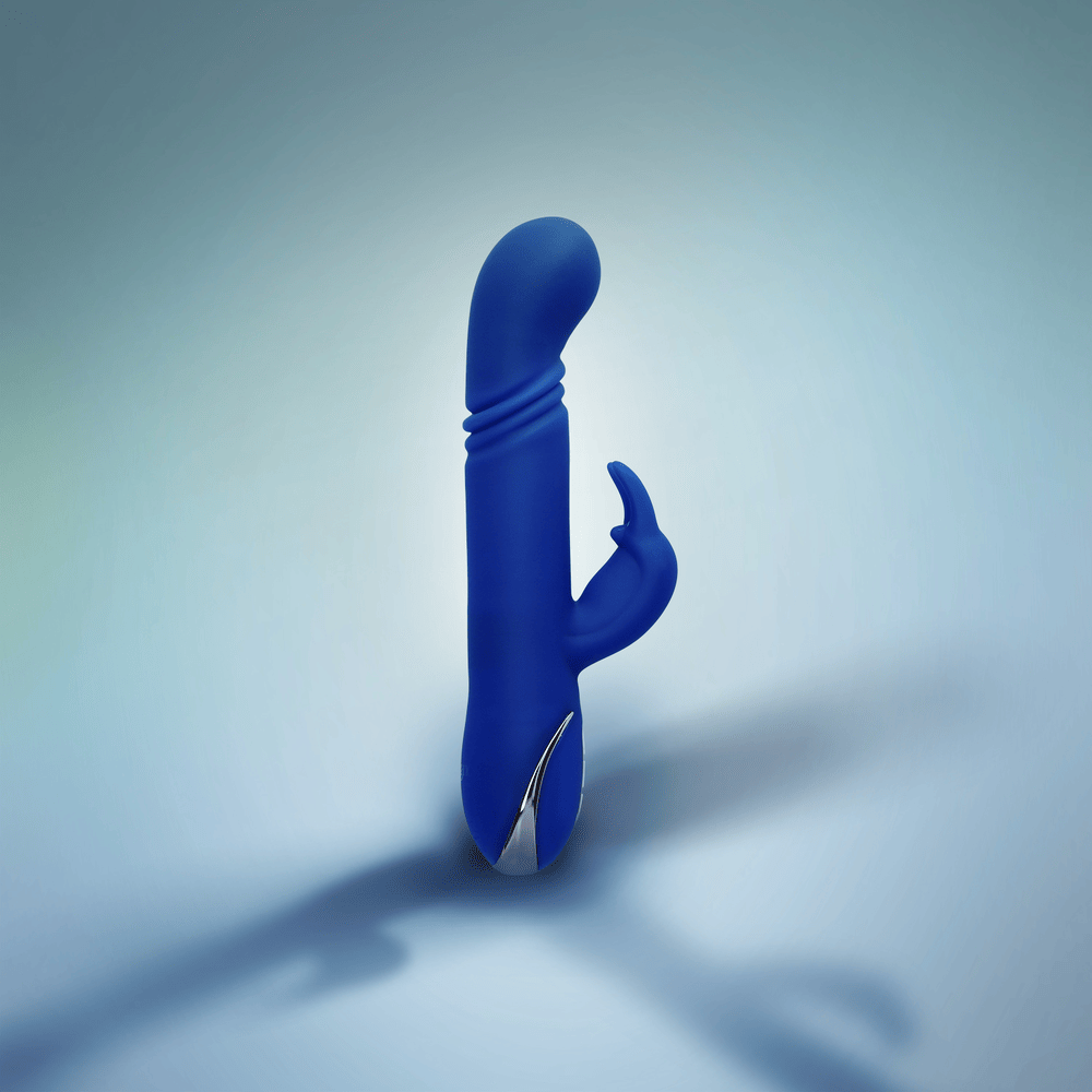 HEATED SILICONE THRUSTING "G" RABBIT