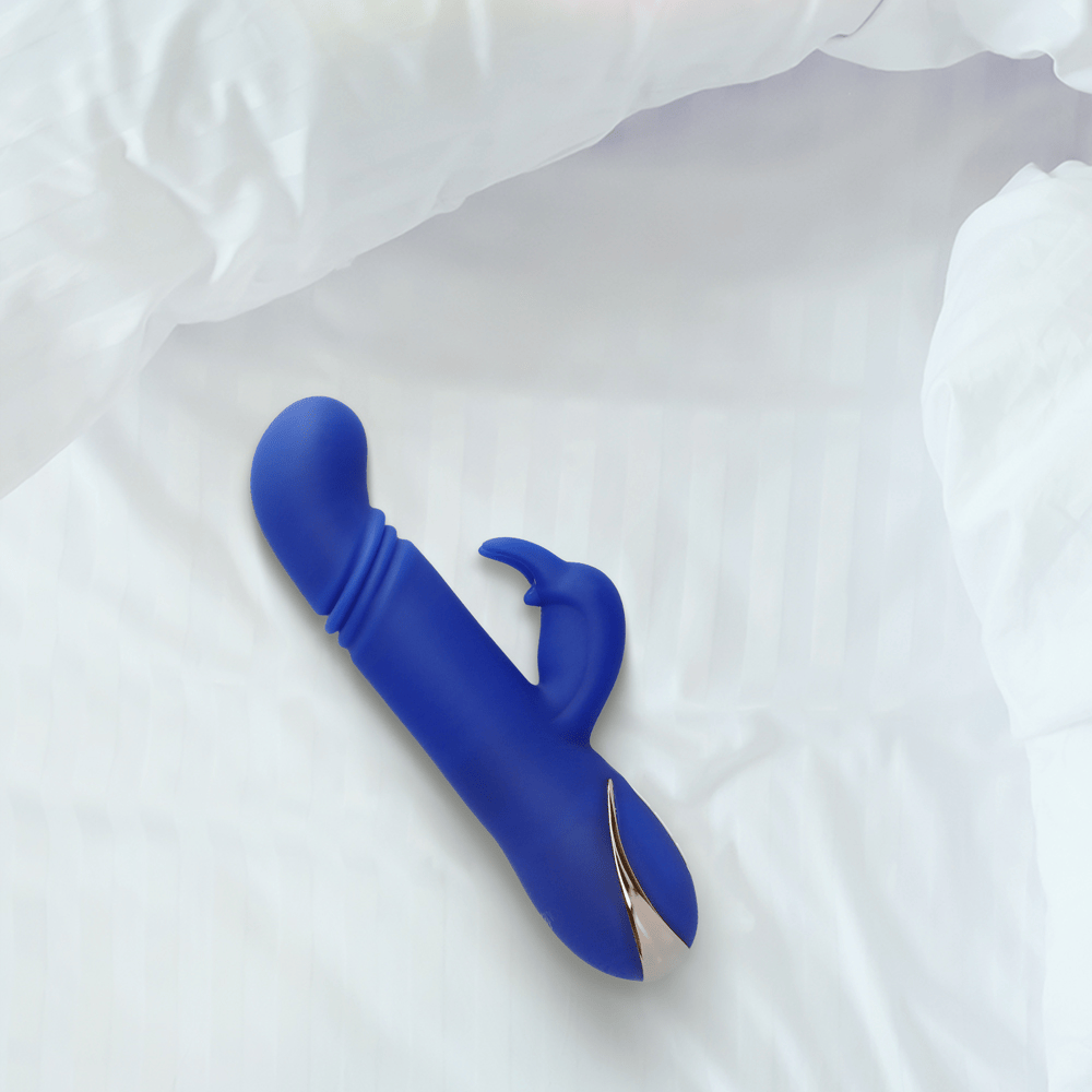 HEATED SILICONE THRUSTING "G" RABBIT