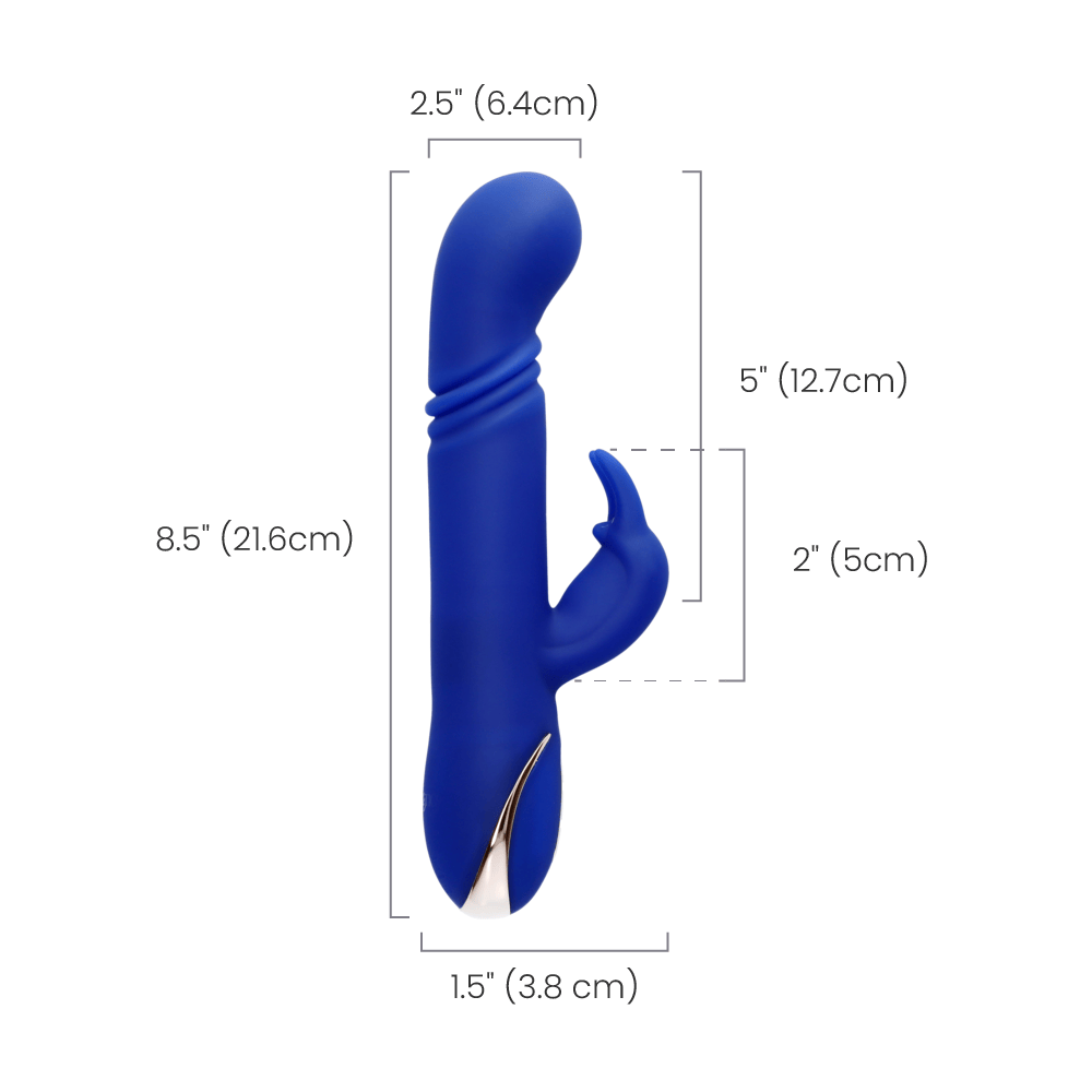 HEATED SILICONE THRUSTING "G" RABBIT