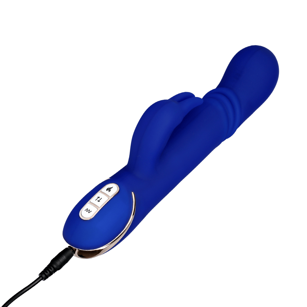 HEATED SILICONE THRUSTING "G" RABBIT