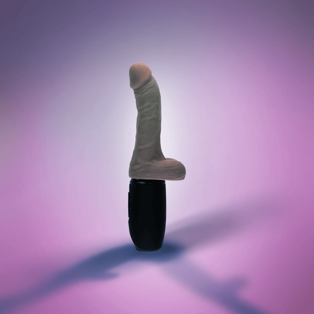 6.5" THRUSTING COCK W/ BALLS