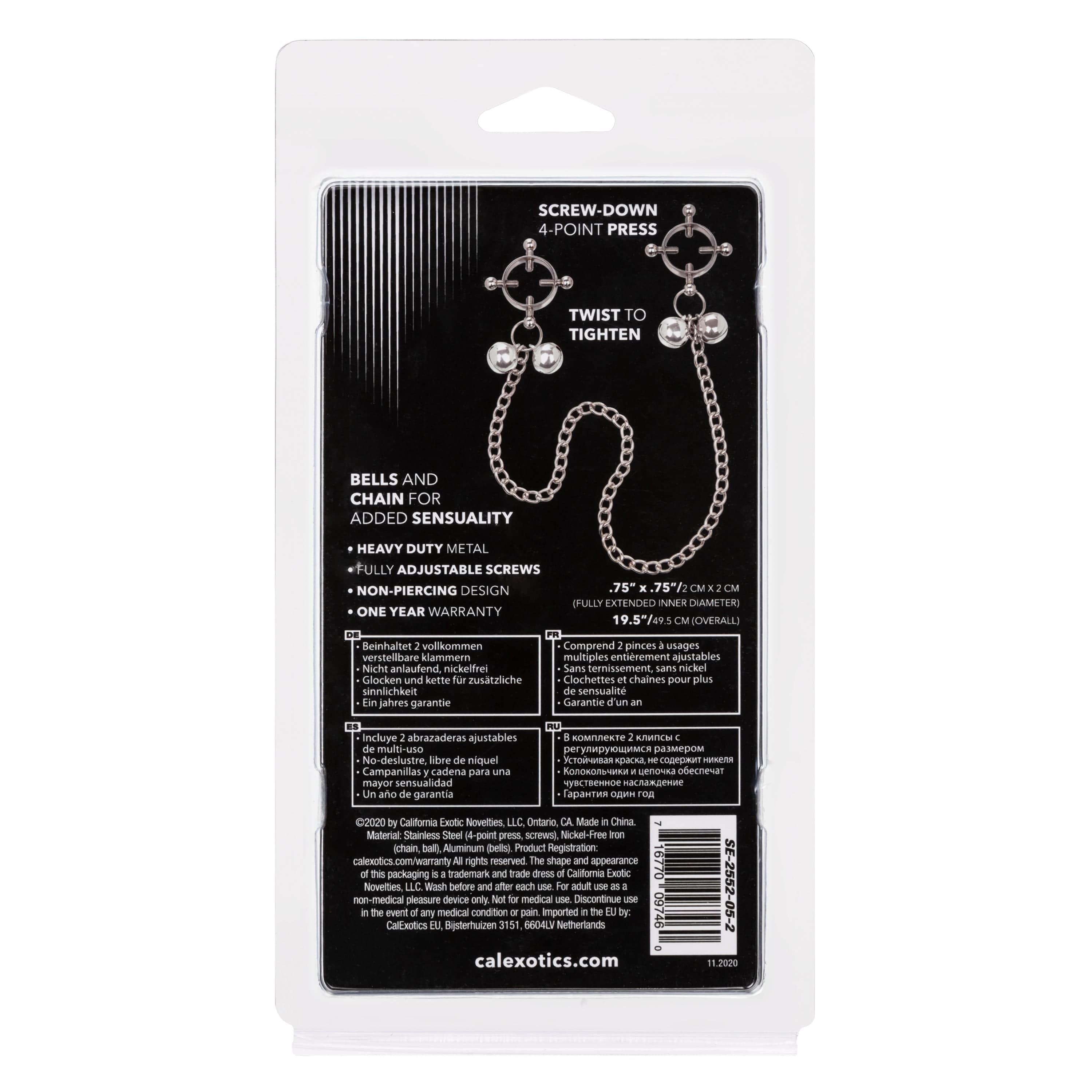 NIPPLE GRIPS 4-POINT NIPPLE PRESS W/ BELLS