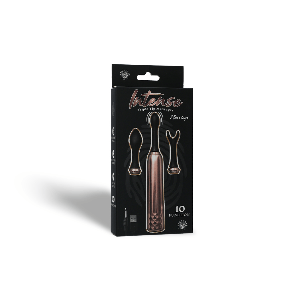 TRIPLE TIP MASSAGER - ROSE GOLD