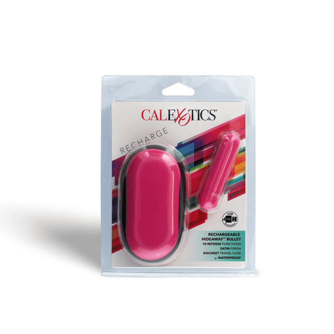 RECHARGEABLE HIDEAWAY BULLET - PINK