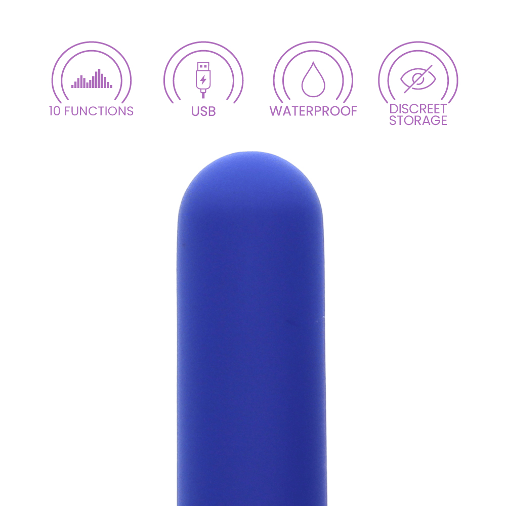 RECHARGEABLE HIDEAWAY BULLET - BLUE