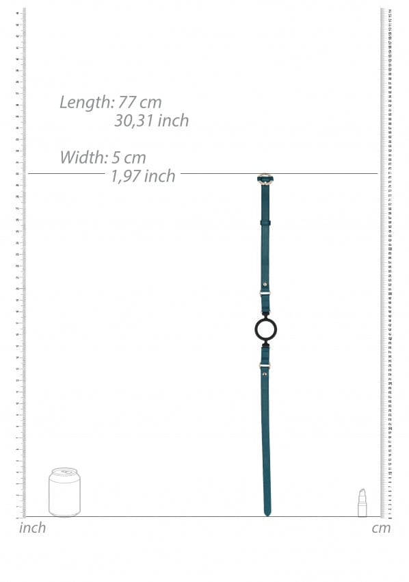 SILICONE RING GAG - GREEN