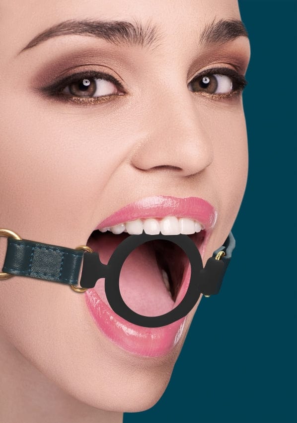 SILICONE RING GAG - GREEN