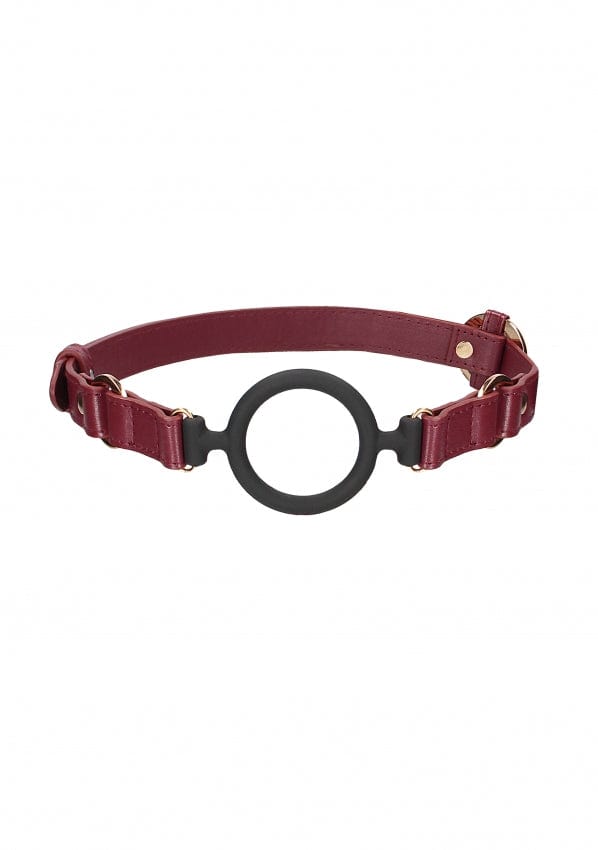 SILICONE RING GAG - BURGUNDY