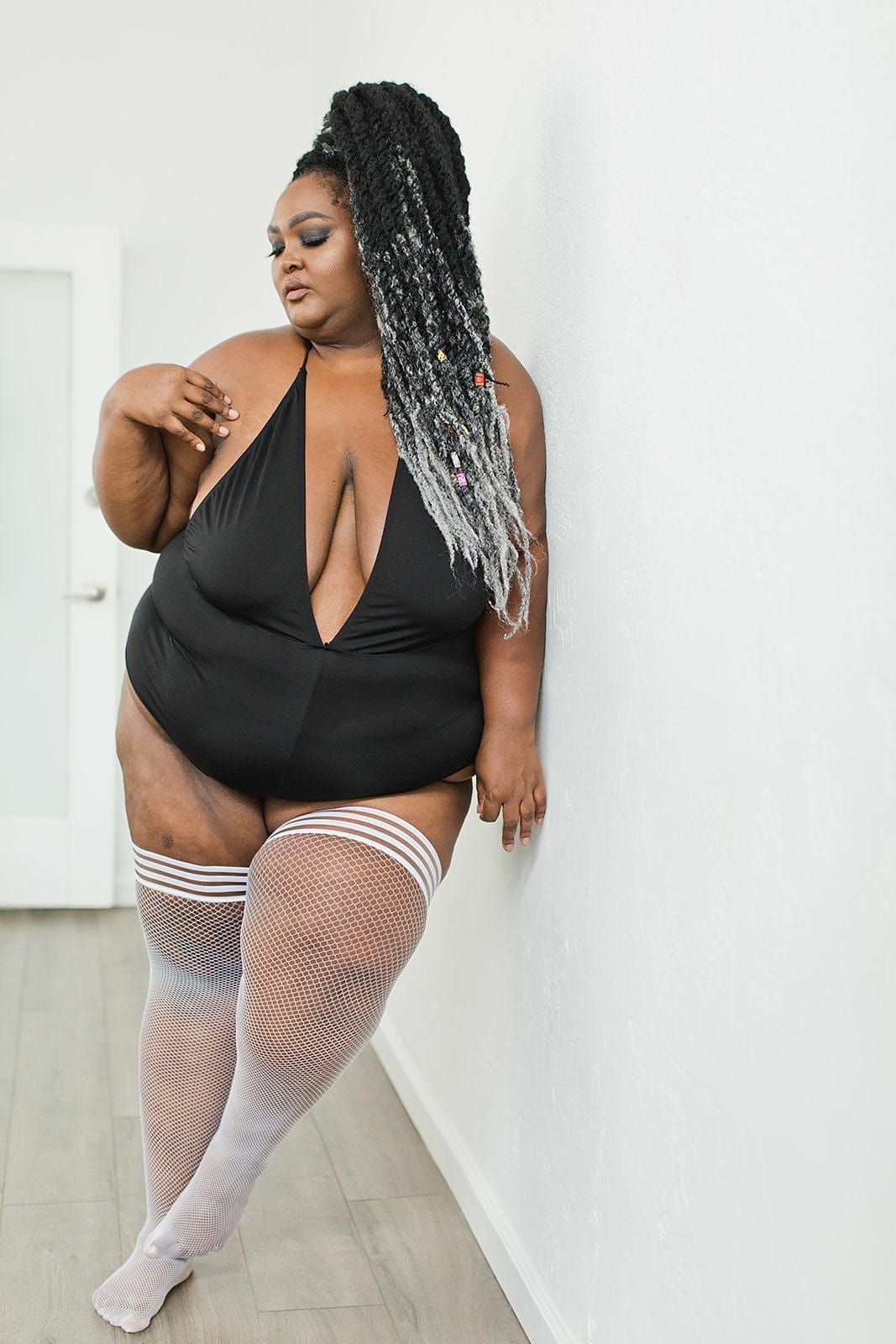 SAMMY - WHITE FISHNET - D