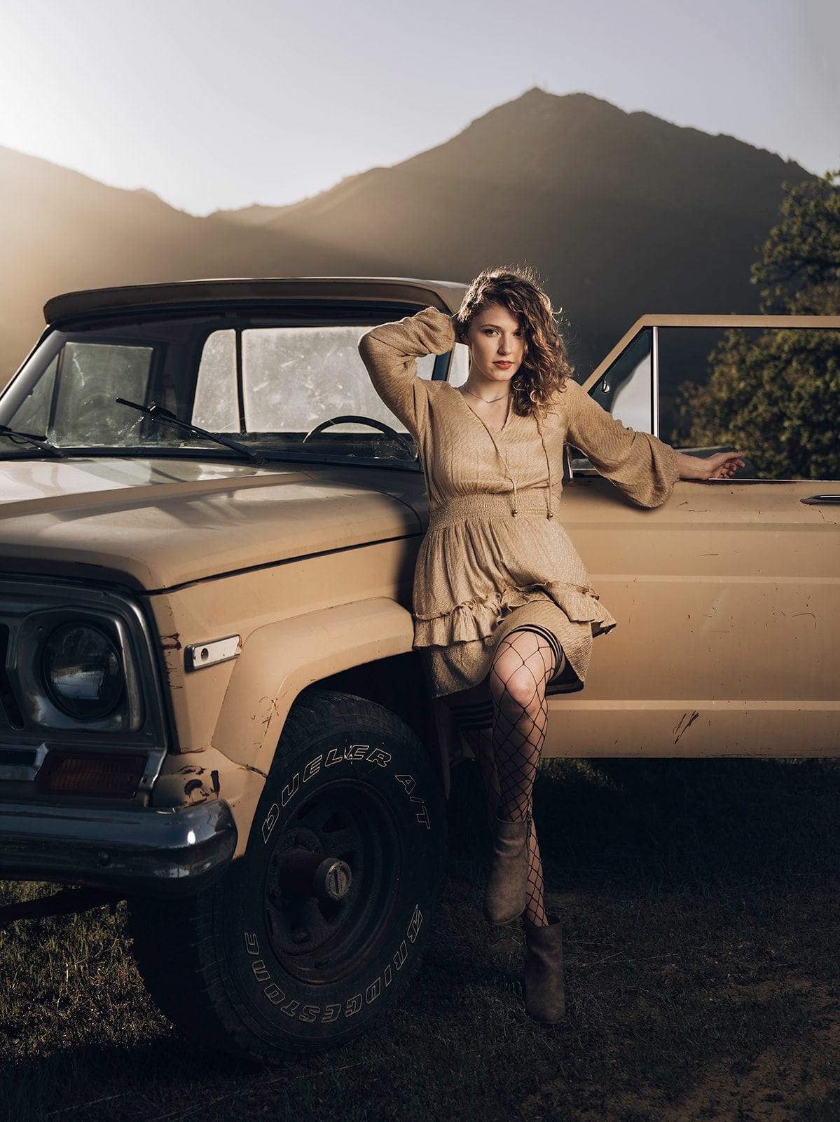 MICHELLE - BLACK DIAMOND FISHNET - B