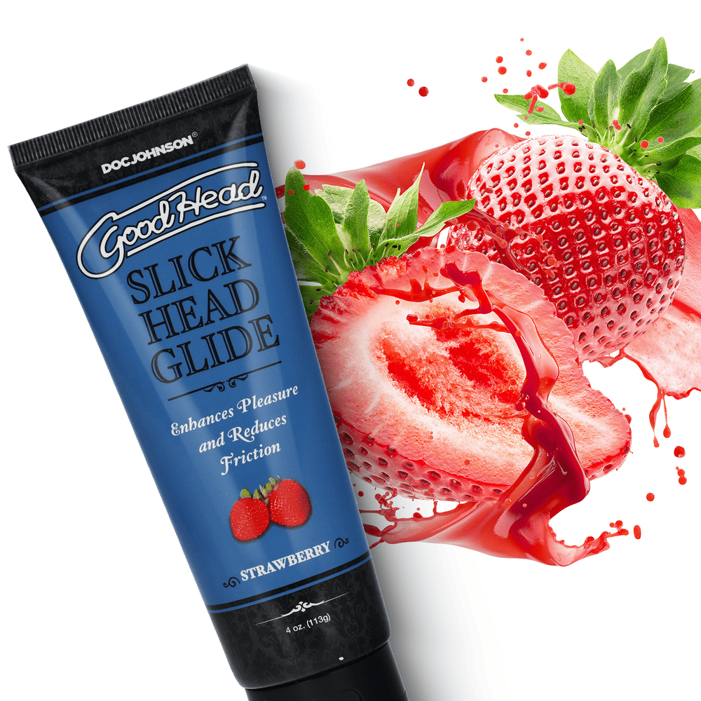 SLICK HEAD GLIDE 4OZ - STRAWBERRY