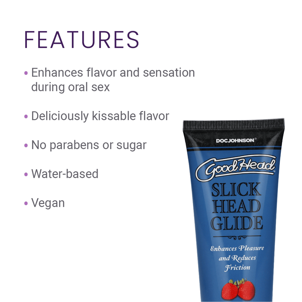 SLICK HEAD GLIDE 4OZ - STRAWBERRY