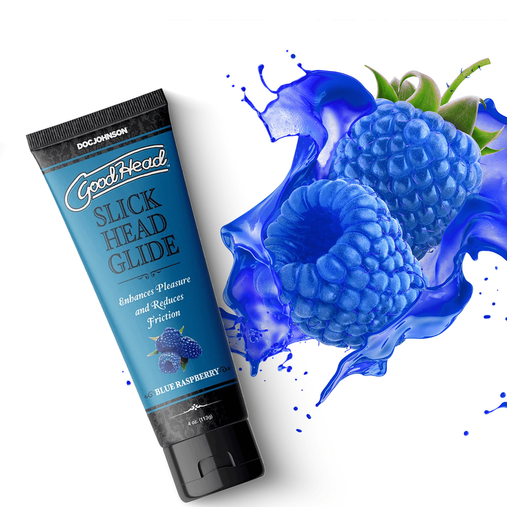 SLICK HEAD GLIDE 4OZ - BLUE RASPBERRY