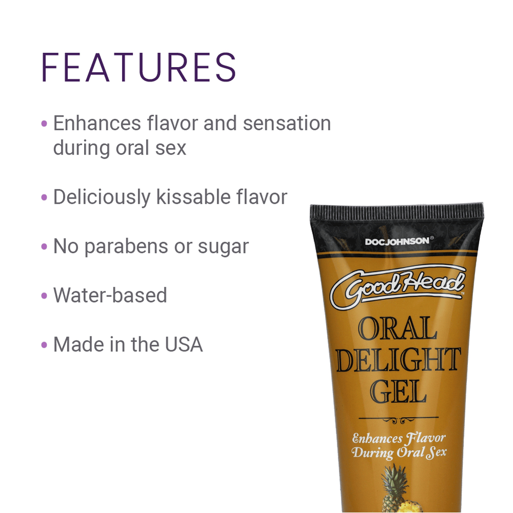 ORAL DELIGHT GEL 4OZ - PINEAPPLE