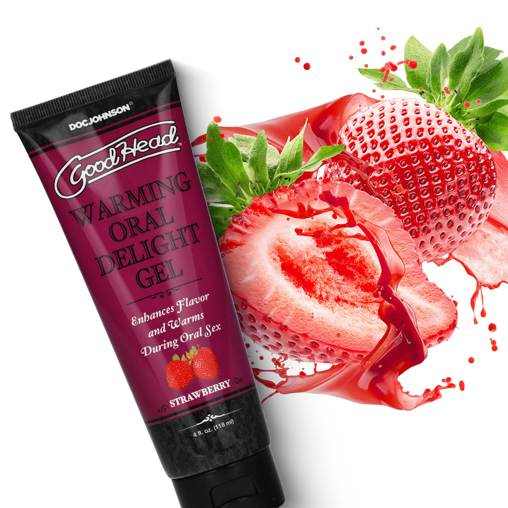 WARMING ORAL DELIGHT GEL 4OZ - STRAWBERRY