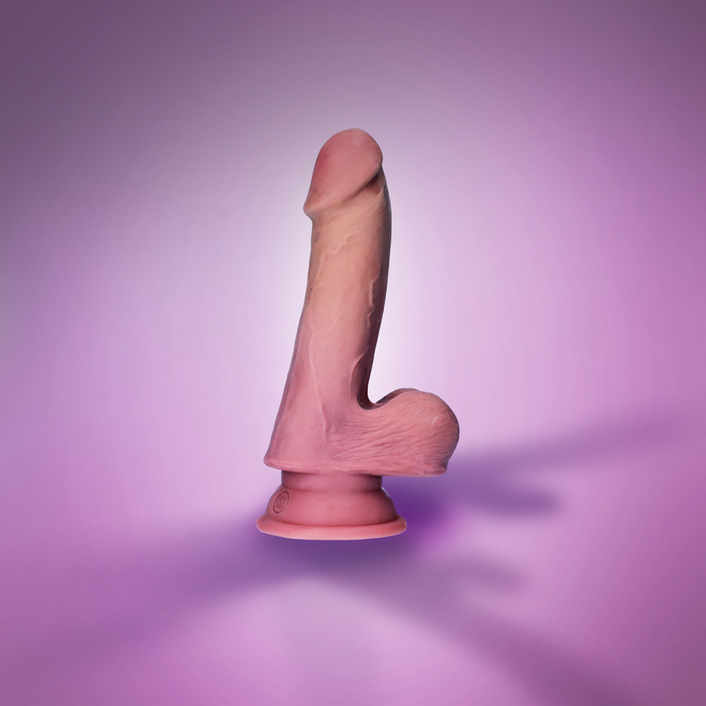 TRIPLE DENSITY COCK W/ BALLS 6.5" - LIGHT