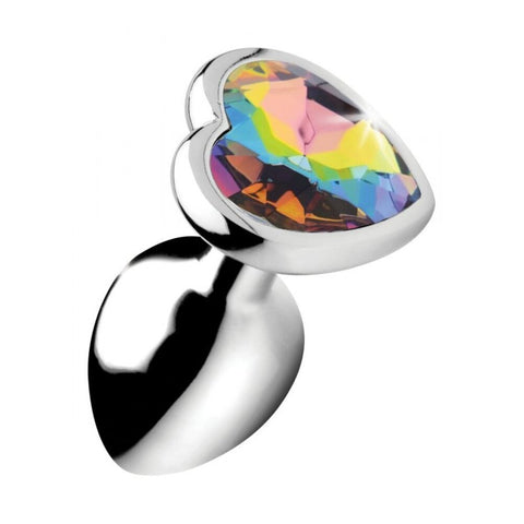 RAINBOW PRISM HEART PLUG - SMALL