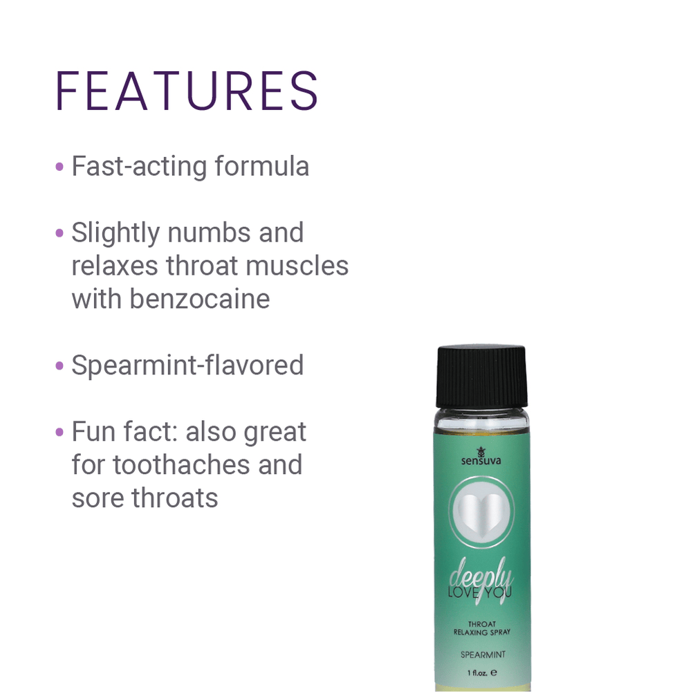 THROAT RELAXING SPRAY 1 OZ SPEARMINT