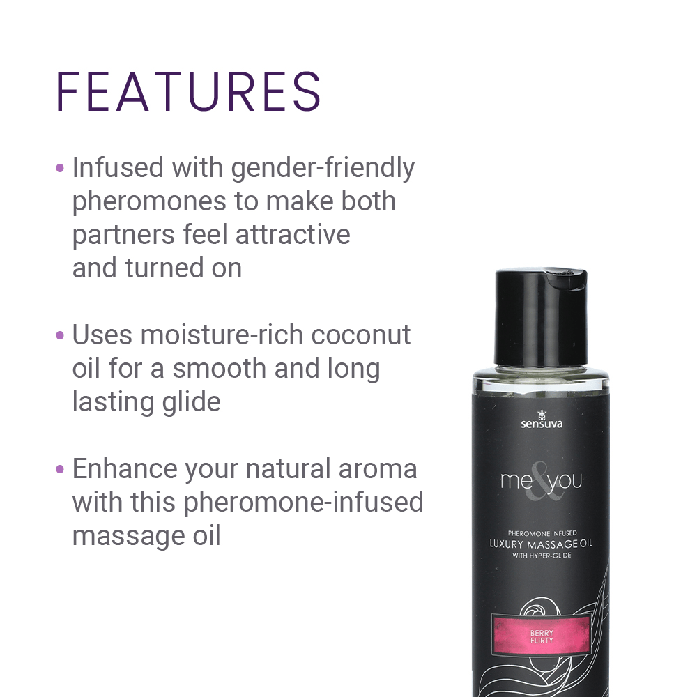 MASSAGE OIL 4.2OZ - BERRY FLIRTY