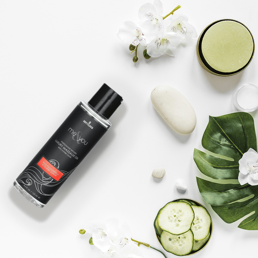 MASSAGE OIL 4.2OZ - WILD PASSION FRUIT & ISLAND GUAVA