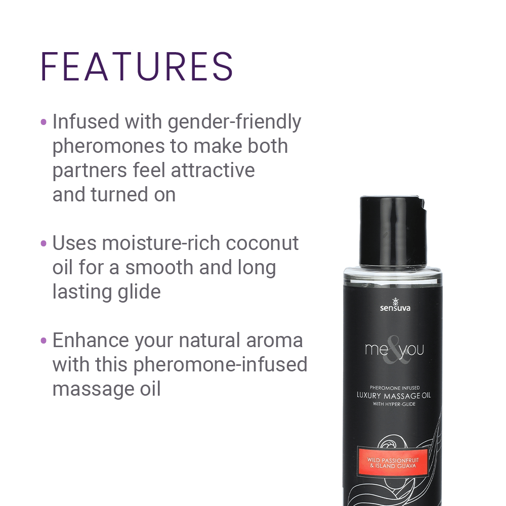 MASSAGE OIL 4.2OZ - WILD PASSION FRUIT & ISLAND GUAVA