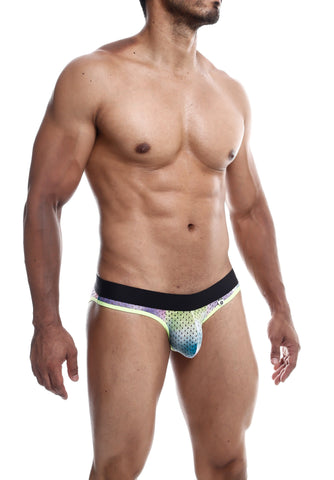 AERO JOCK - GREEN TIE DYE - L