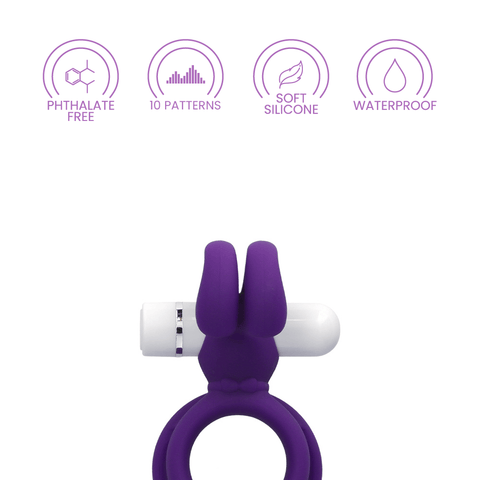 Noje C-Ring - Rechargeable Vibrating Silicone Cock