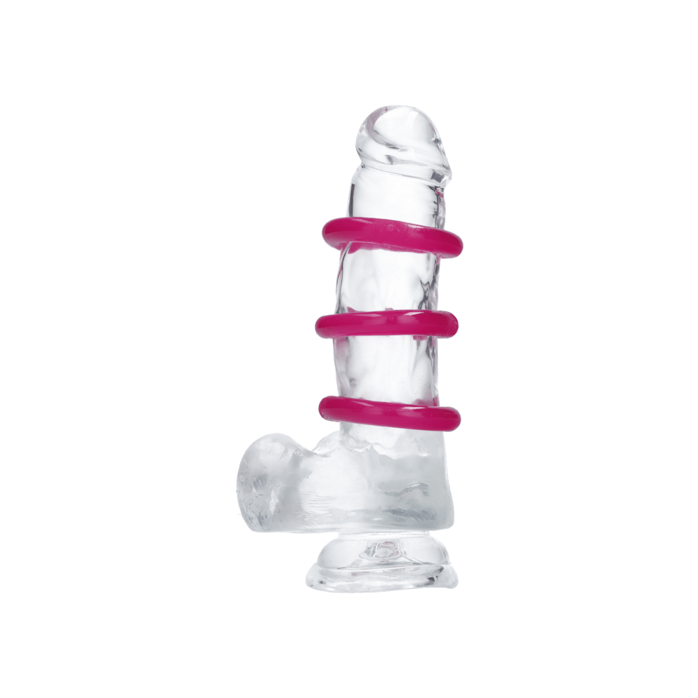 Oxballs Willy Rings 3Pk - Hot Pink Amazing Intimate Essentials Oxballs Willy Rings 3Pk - Hot Pink Amazing Intimate Essentials