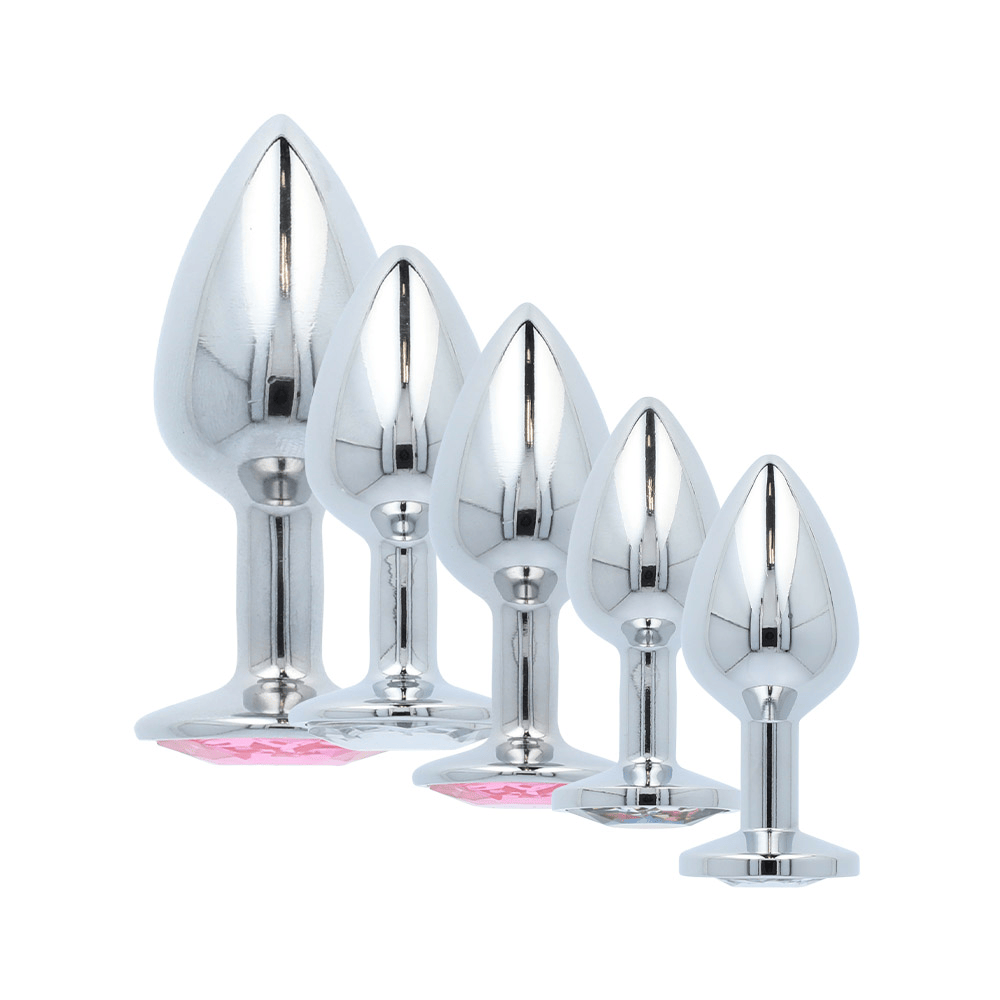 CLEAR GEM ANAL PLUG - SMALL