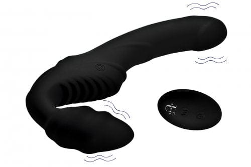 PRO RIDER 9X VIBRATING STRAPLESS STRAP-ON W/ REMOTE CONTROL