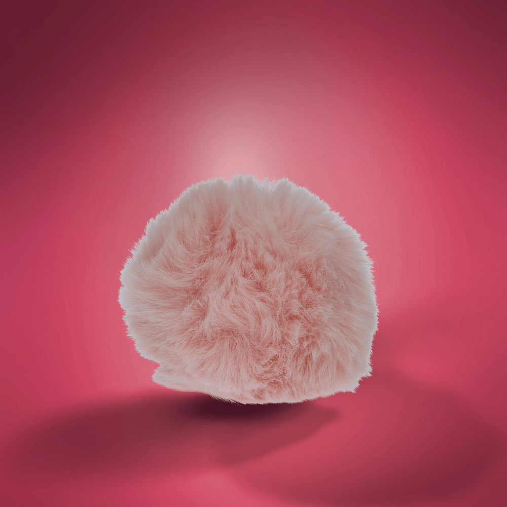 FLUFFY BUNNY TAIL - PINK