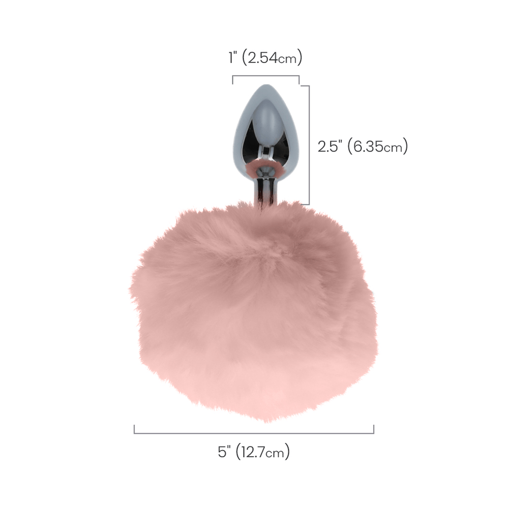 FLUFFY BUNNY TAIL - PINK