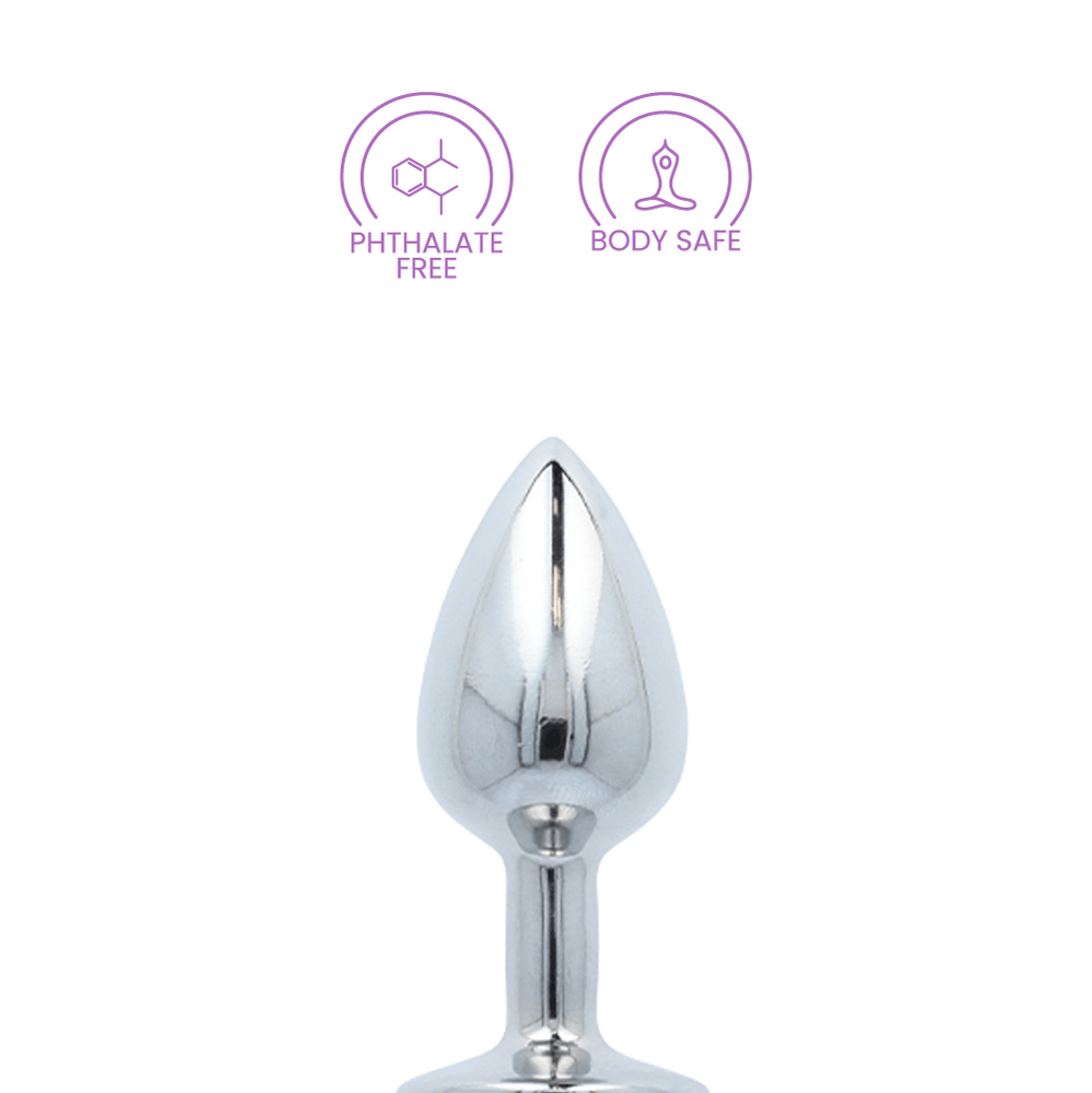 PINK GEM ANAL PLUG - SMALL