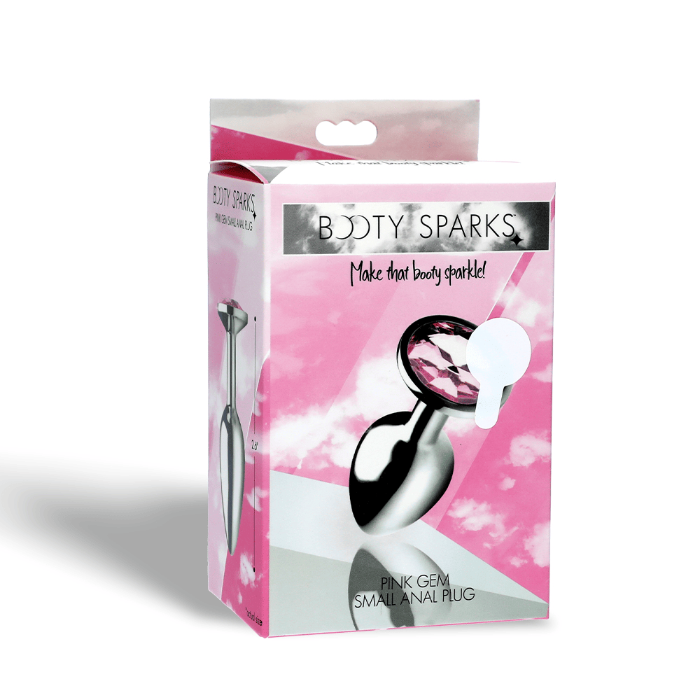 PINK GEM ANAL PLUG - SMALL