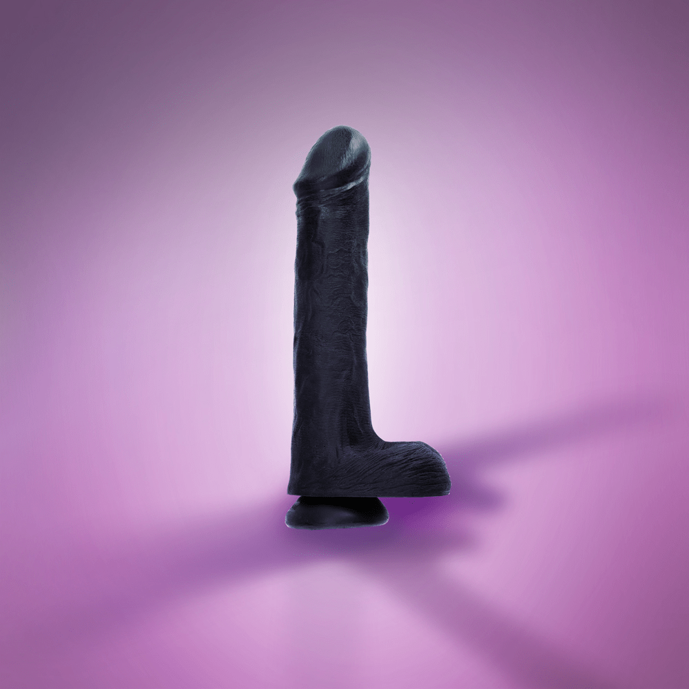 13" COCK W/ BALLS - BLACK