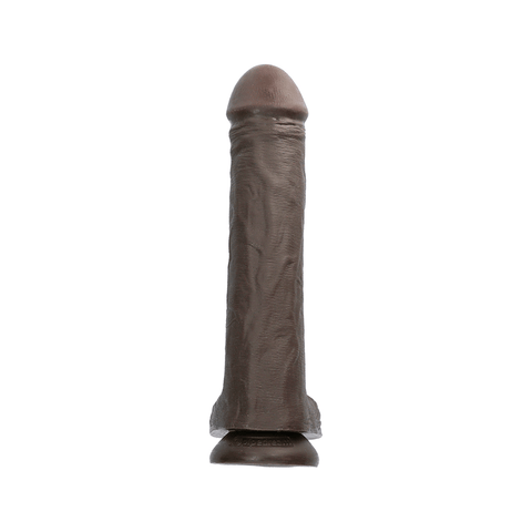 13" COCK W/ BALLS - BROWN