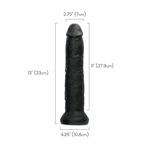 13" COCK - BLACK