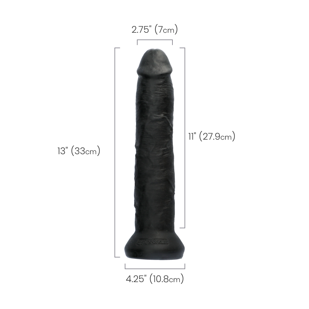 13" COCK - BLACK