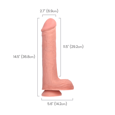 13" COCK W/ BALLS - LIGHT