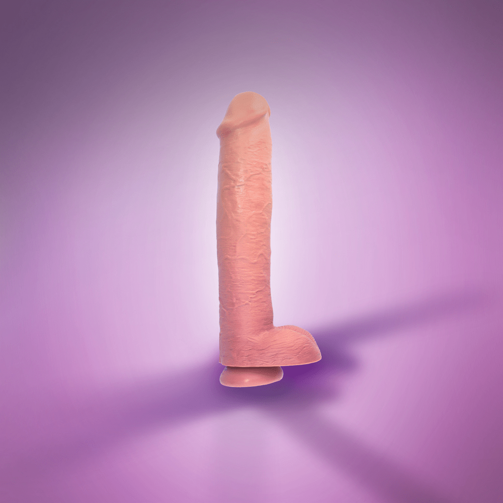 15" COCK W/ BALLS - TAN