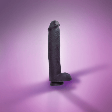 15" COCK W/ BALLS - BROWN